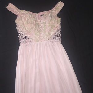Blush Lace Dress